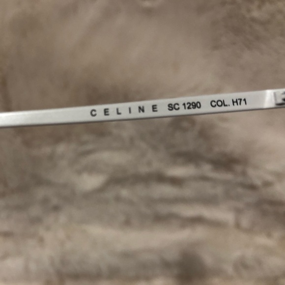 COPY - Celine White Metal Aviator Sunglasses From the Heidi Slimane Collection - Picture 5 of 10